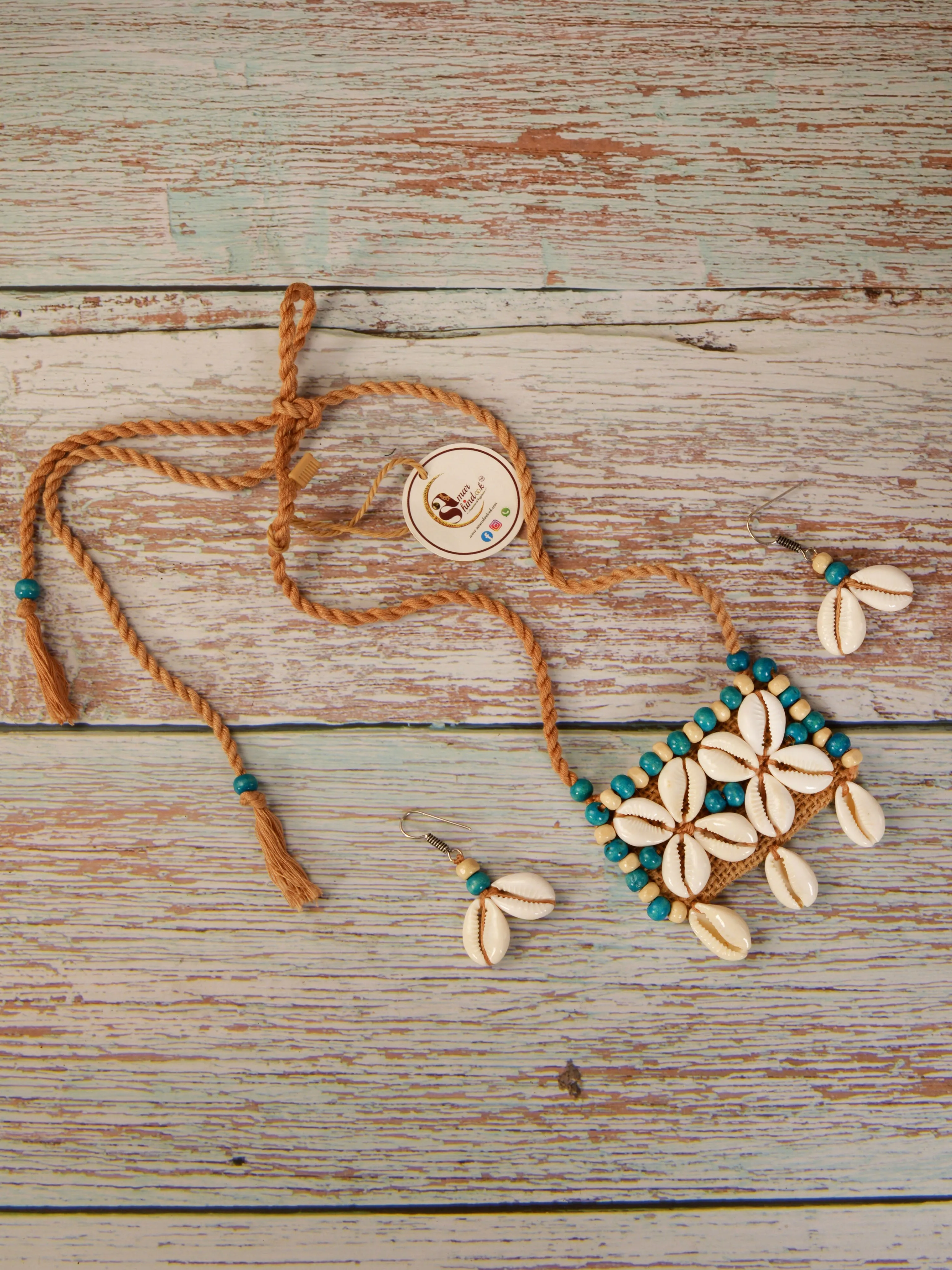 Aashi Fabric Necklace & Earrings set