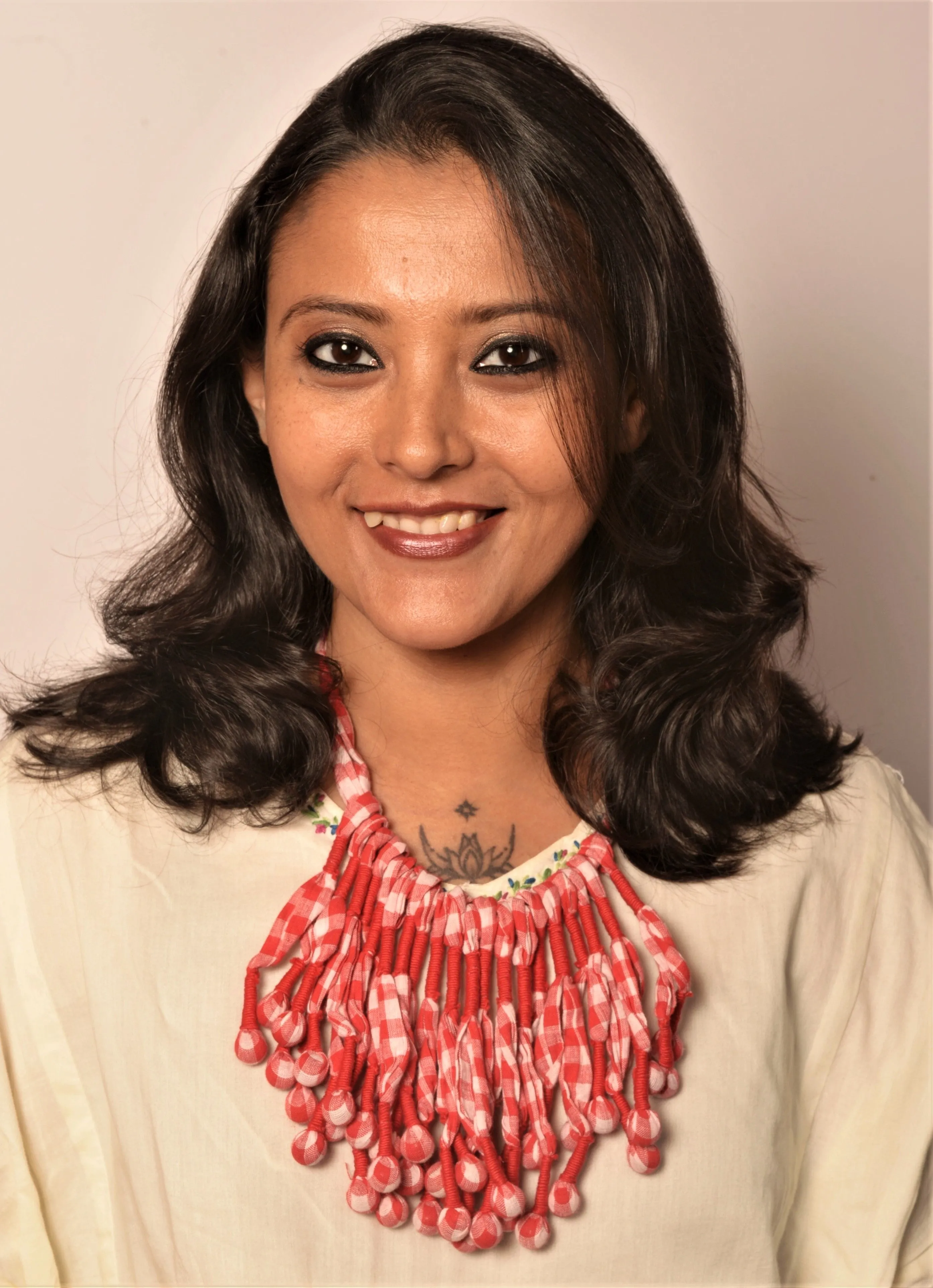 Aastha Fabric Necklace & Earrings set