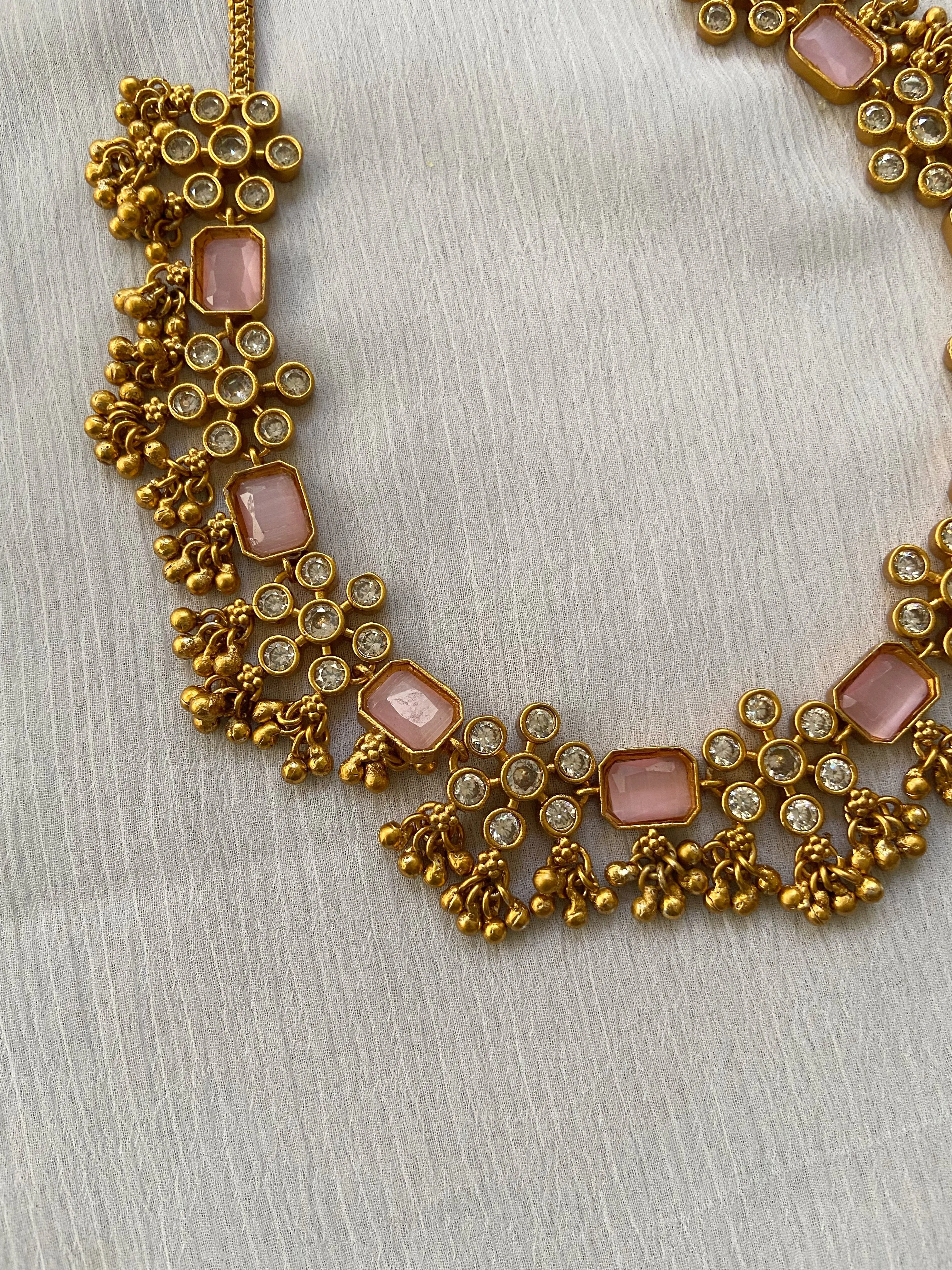AD ghunghroo necklace NC248