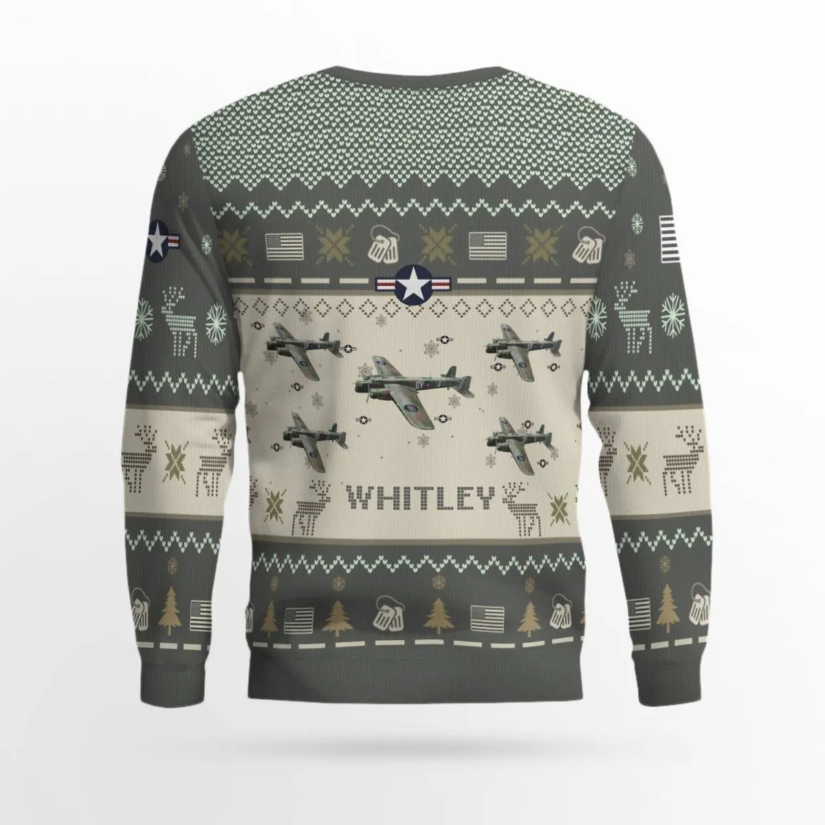 Armstrong Whitworth Whitley Aircraft Ugly Sweater, Ugly Sweater Christmas Shirt for Men Dad Veteran