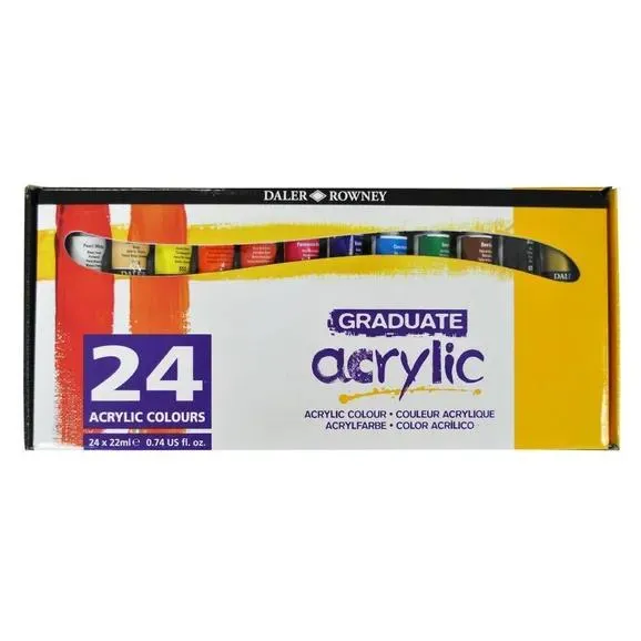Daler-Rowney Graduate Acrylic 22ml Set