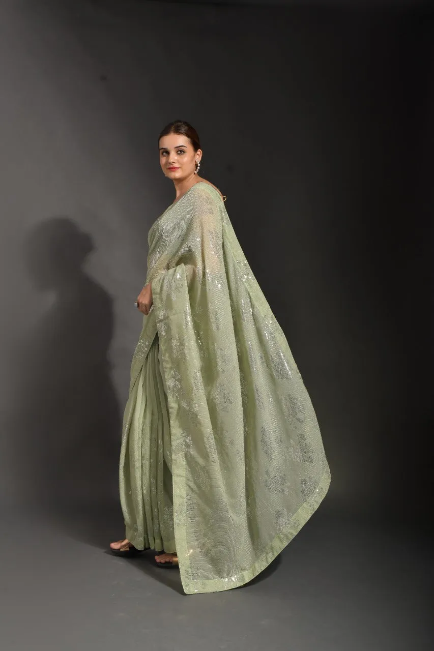 DEEKSHA GEORGETTE FESTIVE WEAR SAREE