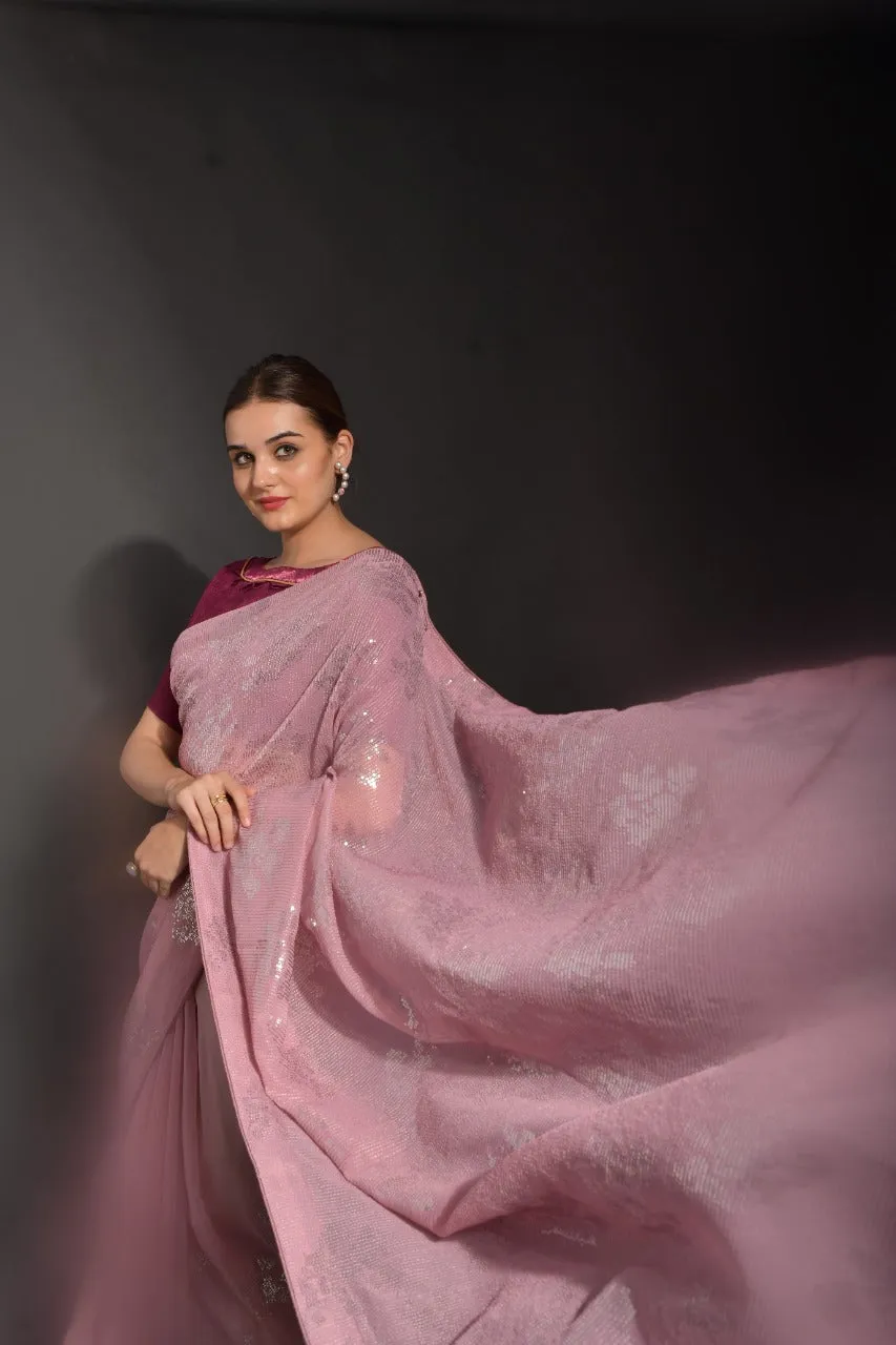 DEEKSHA GEORGETTE FESTIVE WEAR SAREE