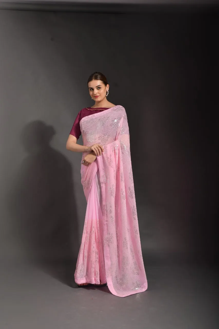 DEEKSHA GEORGETTE FESTIVE WEAR SAREE