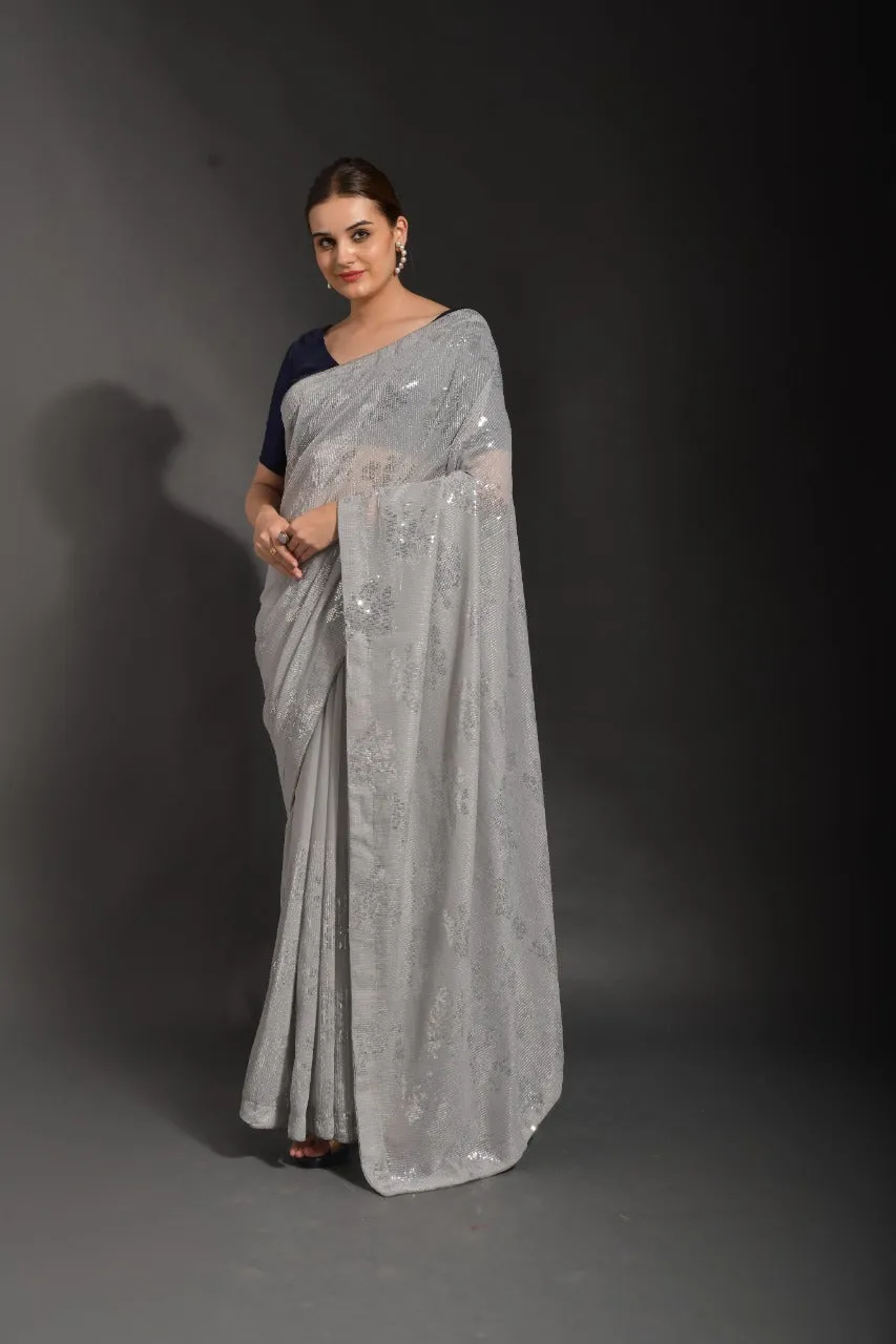 DEEKSHA GEORGETTE FESTIVE WEAR SAREE