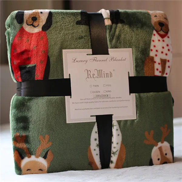Festive Christmas Blanket