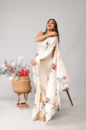 FESTIVE COLLECTION PALLAVI SATIN SAREE