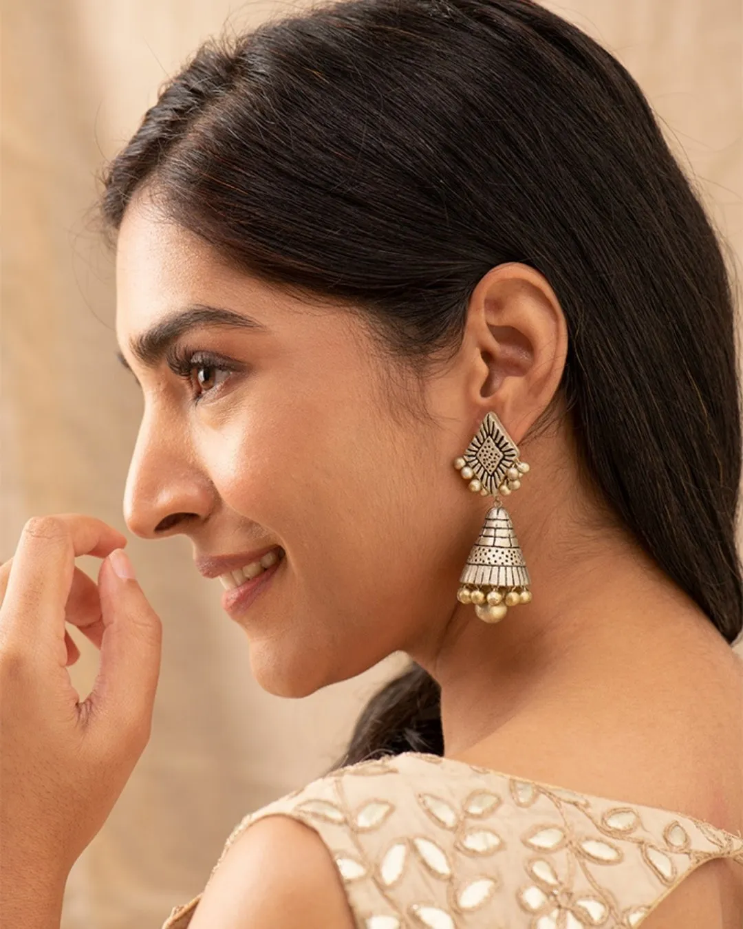 Festive Cone Jhumka