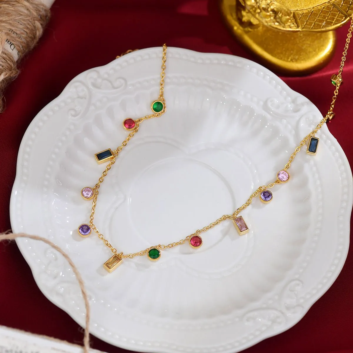Festive Gem Collection (Necklace/Bracelet)