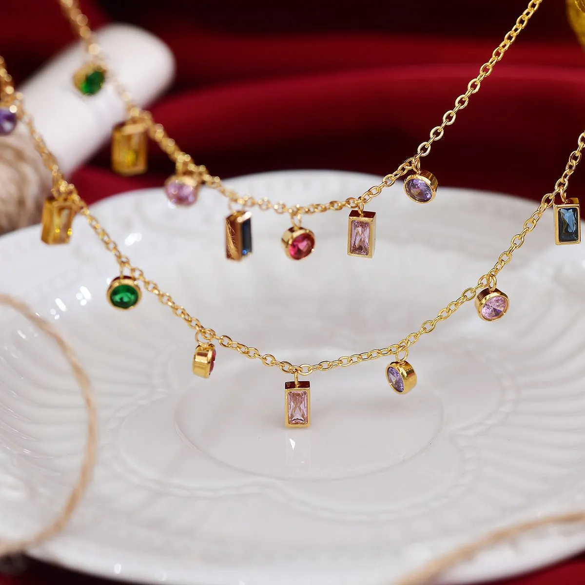 Festive Gem Collection (Necklace/Bracelet)