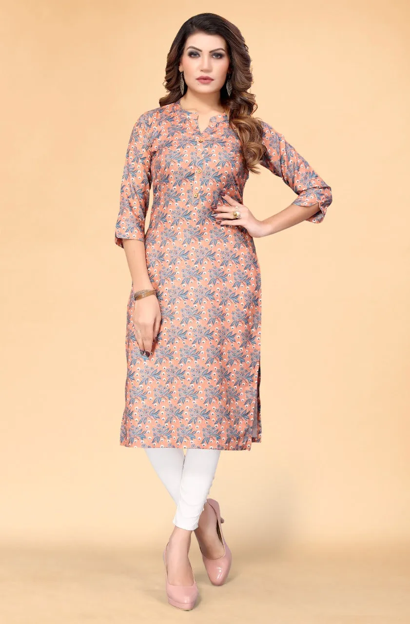 FLORA RAYON FESTIVE KURTI COLLECTION