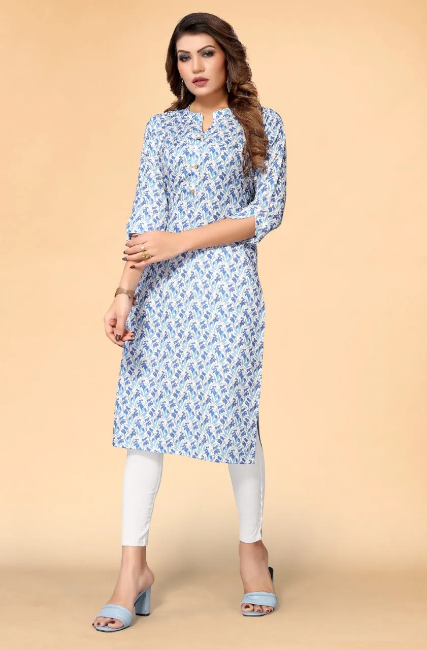 FLORA RAYON FESTIVE KURTI COLLECTION