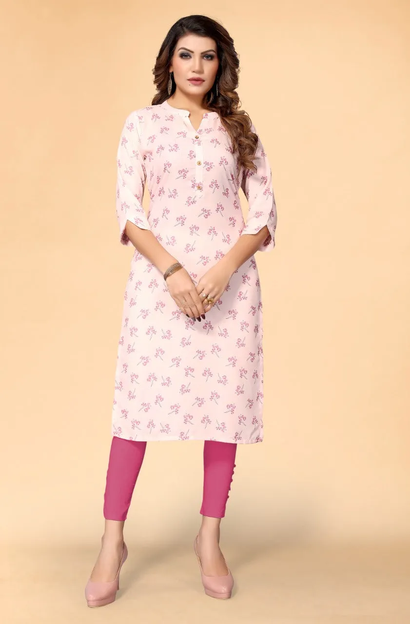 FLORA RAYON FESTIVE KURTI COLLECTION