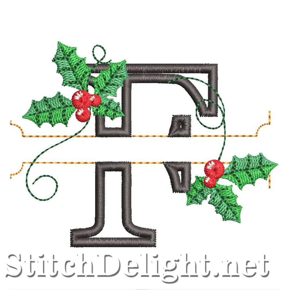 HOE0037 Festive Holly Font F