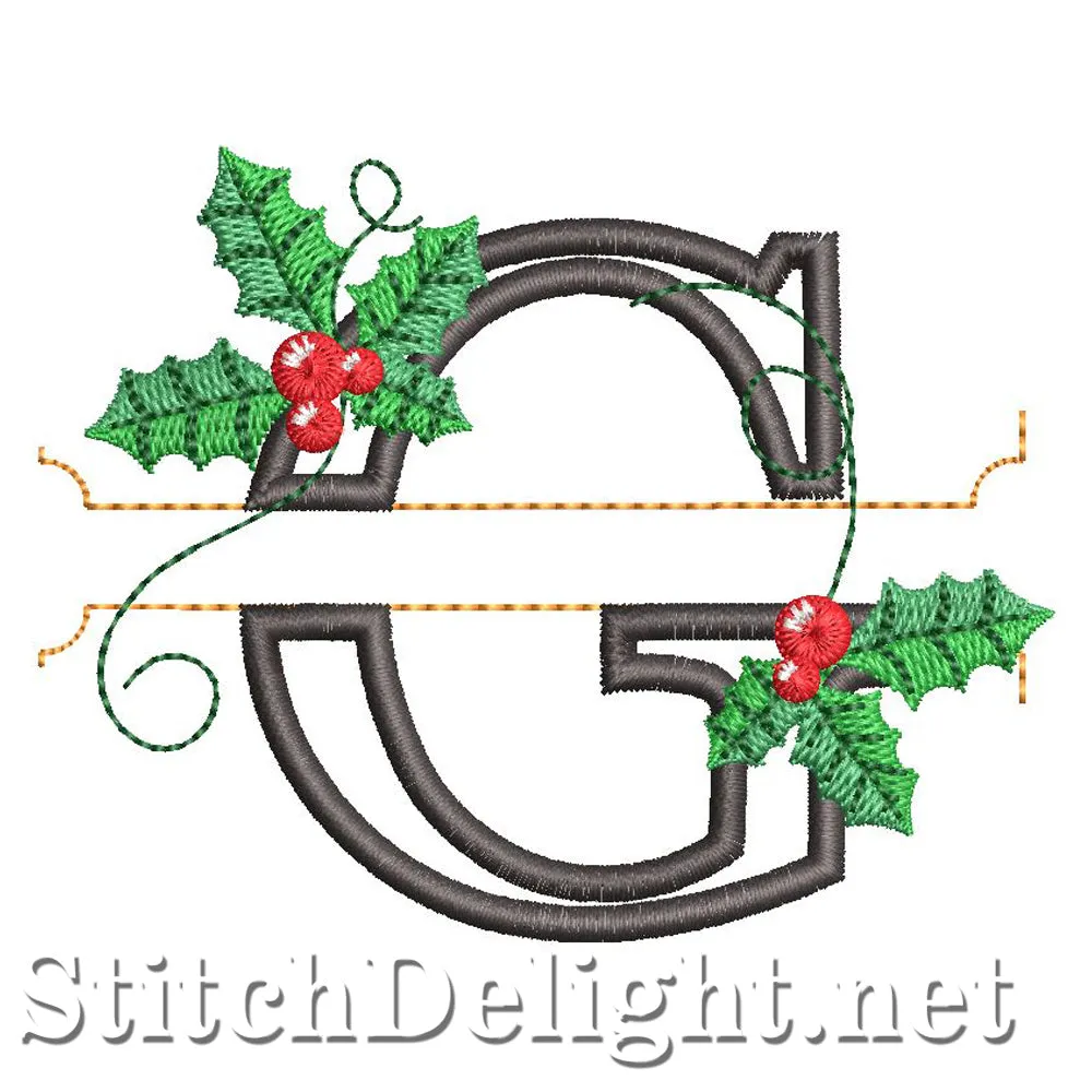 HOE0037 Festive Holly Font G