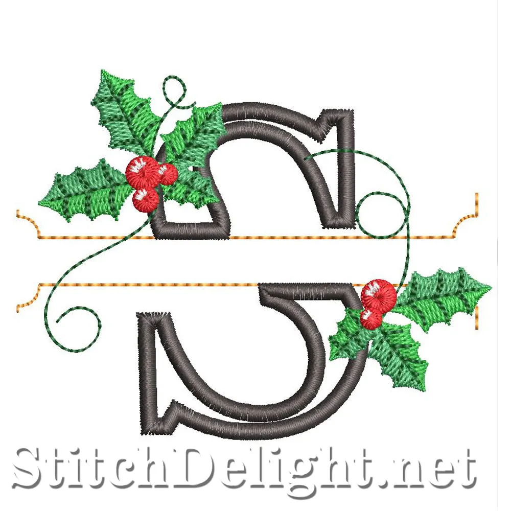 HOE0037 Festive Holly Font S