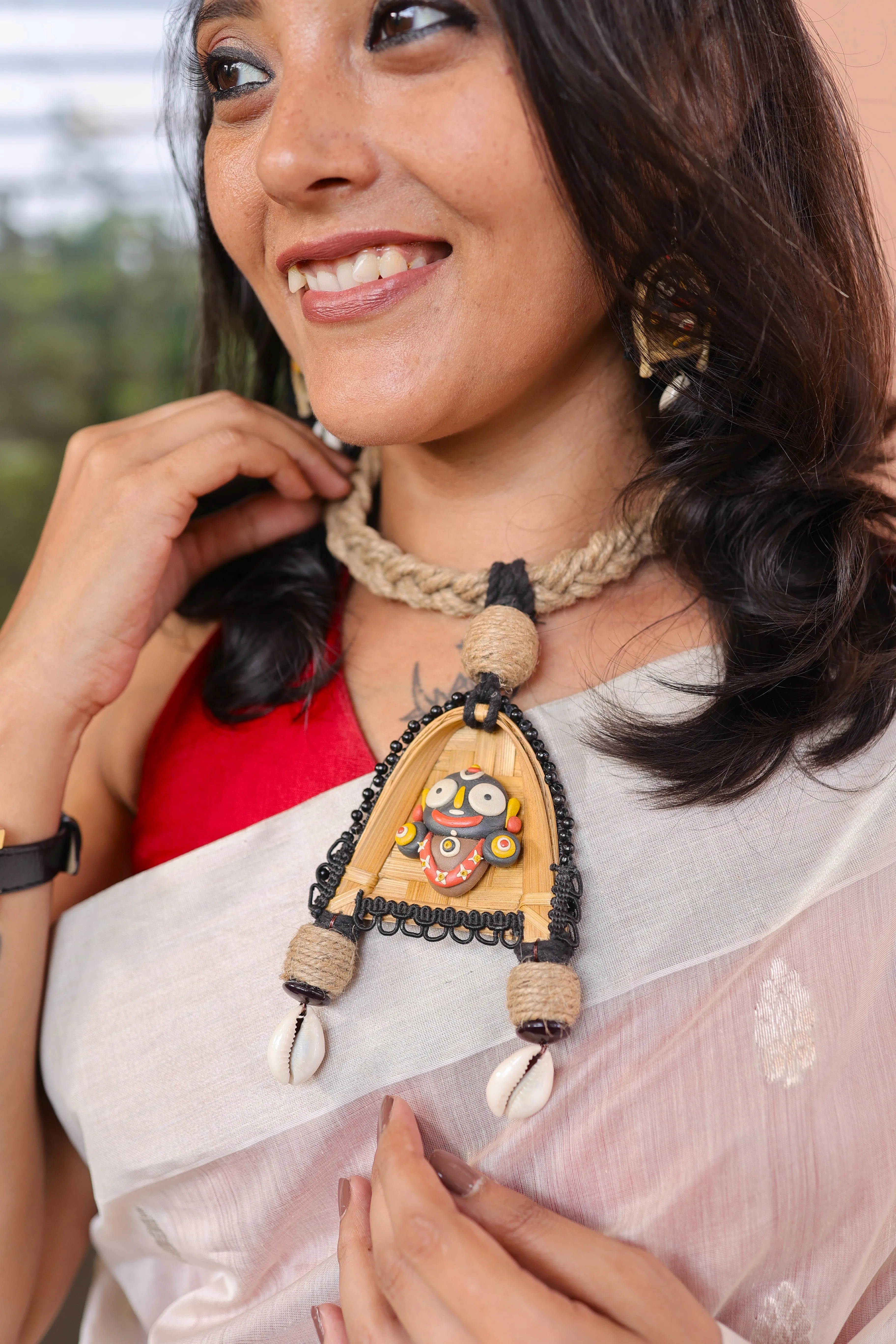 Keshava Poly Ceramic Necklace & Earring set