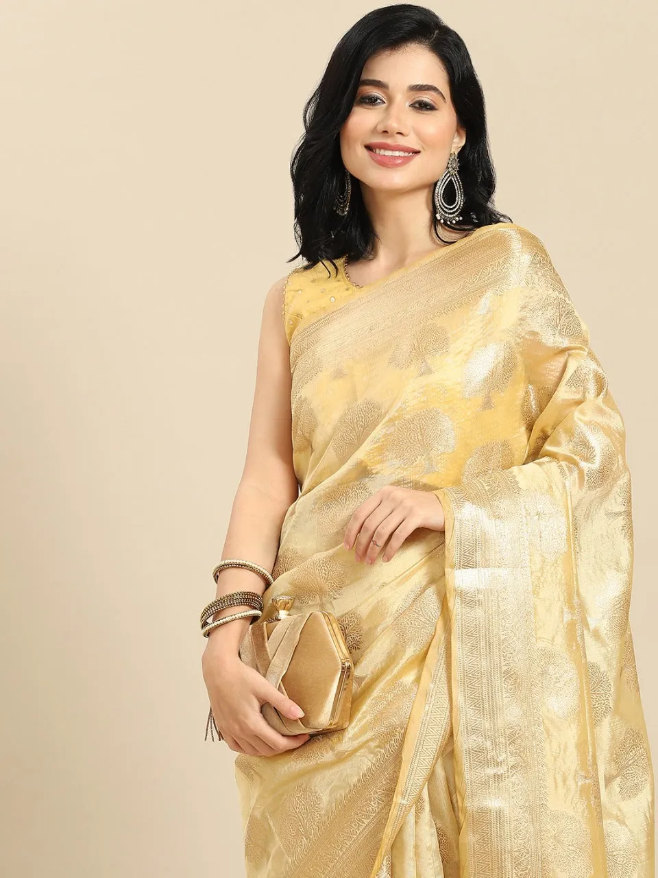 MAJI ORGANZA FESTIVE WEAR SAREE