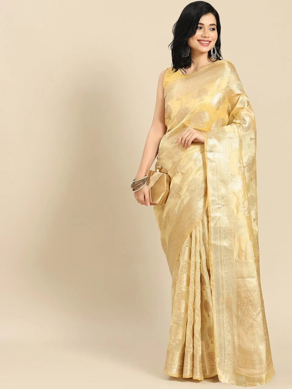 MAJI ORGANZA FESTIVE WEAR SAREE