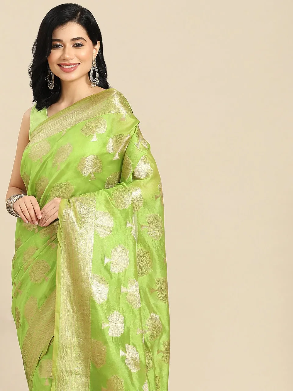 MAJI ORGANZA FESTIVE WEAR SAREE