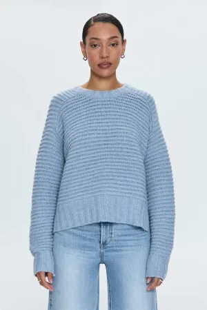 PIS Adina Everyday Sweater in Soft Mist Blue