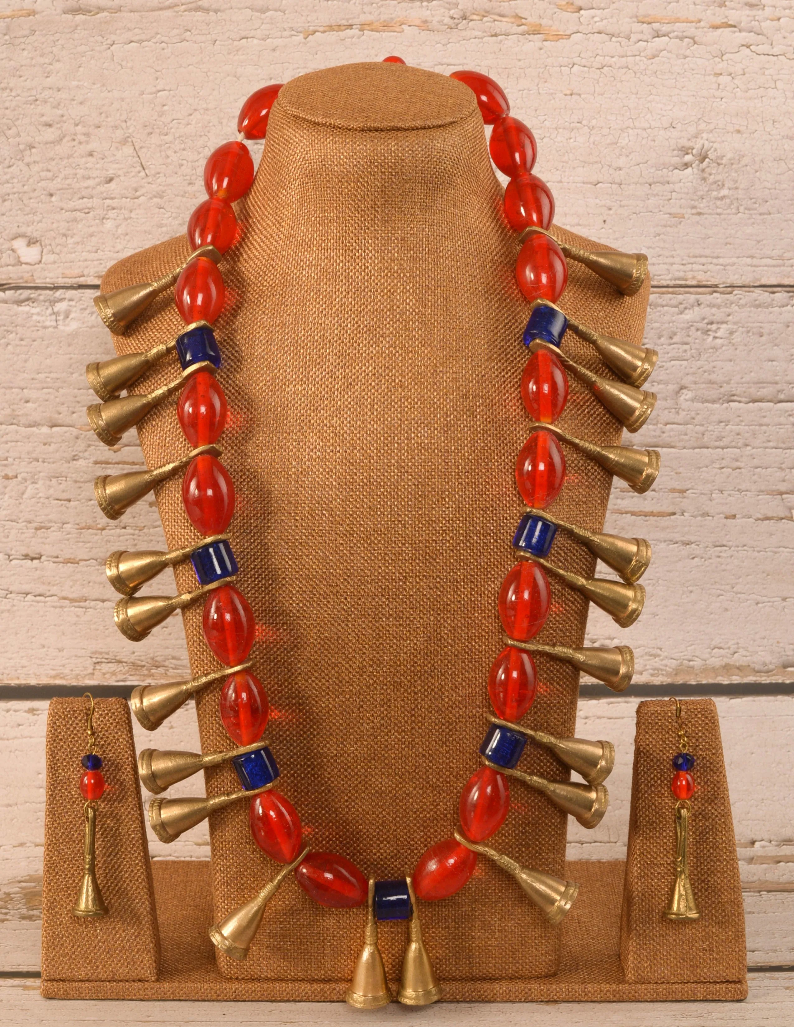 Rachel Naga Tribal Necklace & Earrings  set