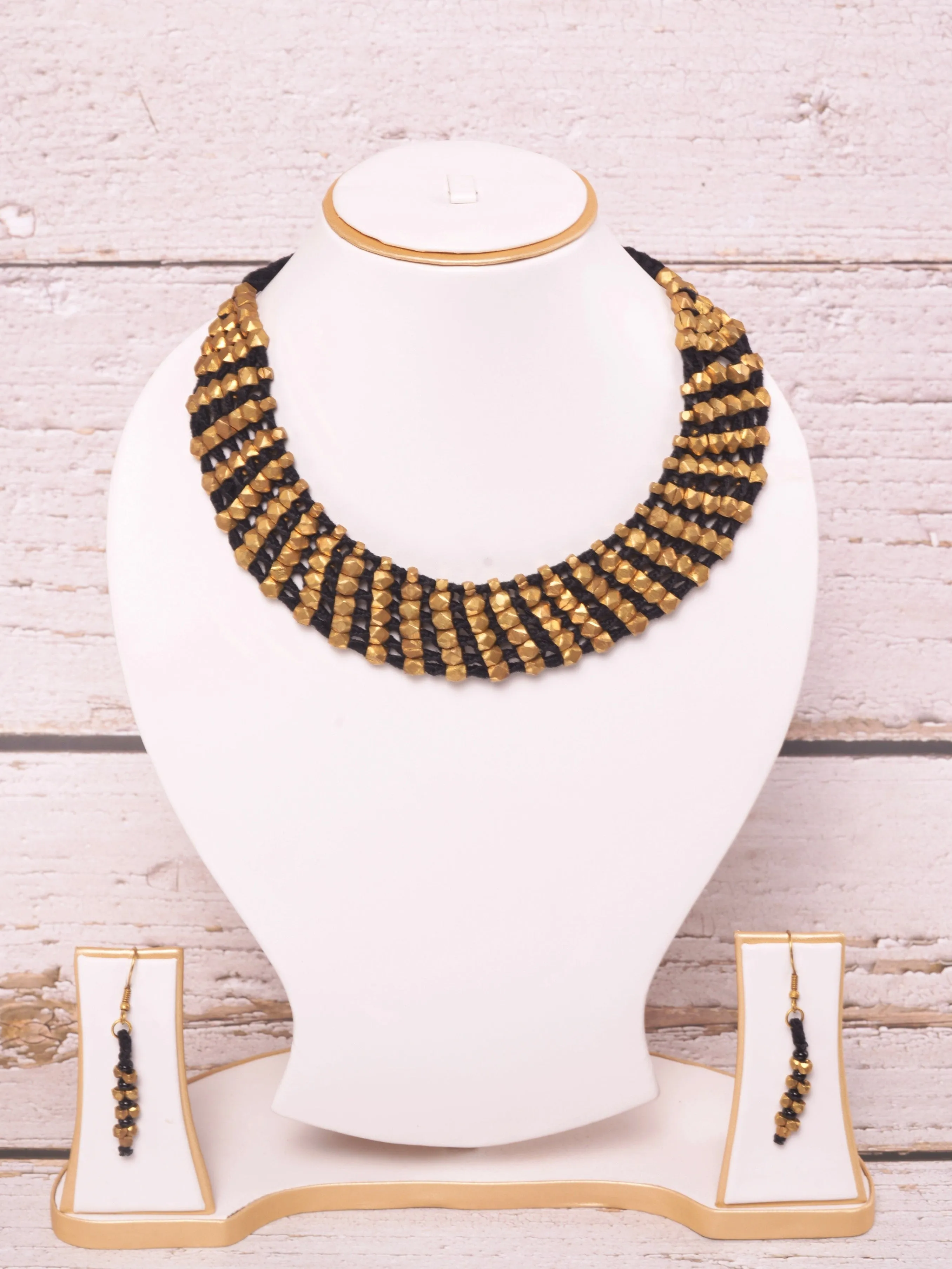 Radha Dokra Necklace & Earrings set
