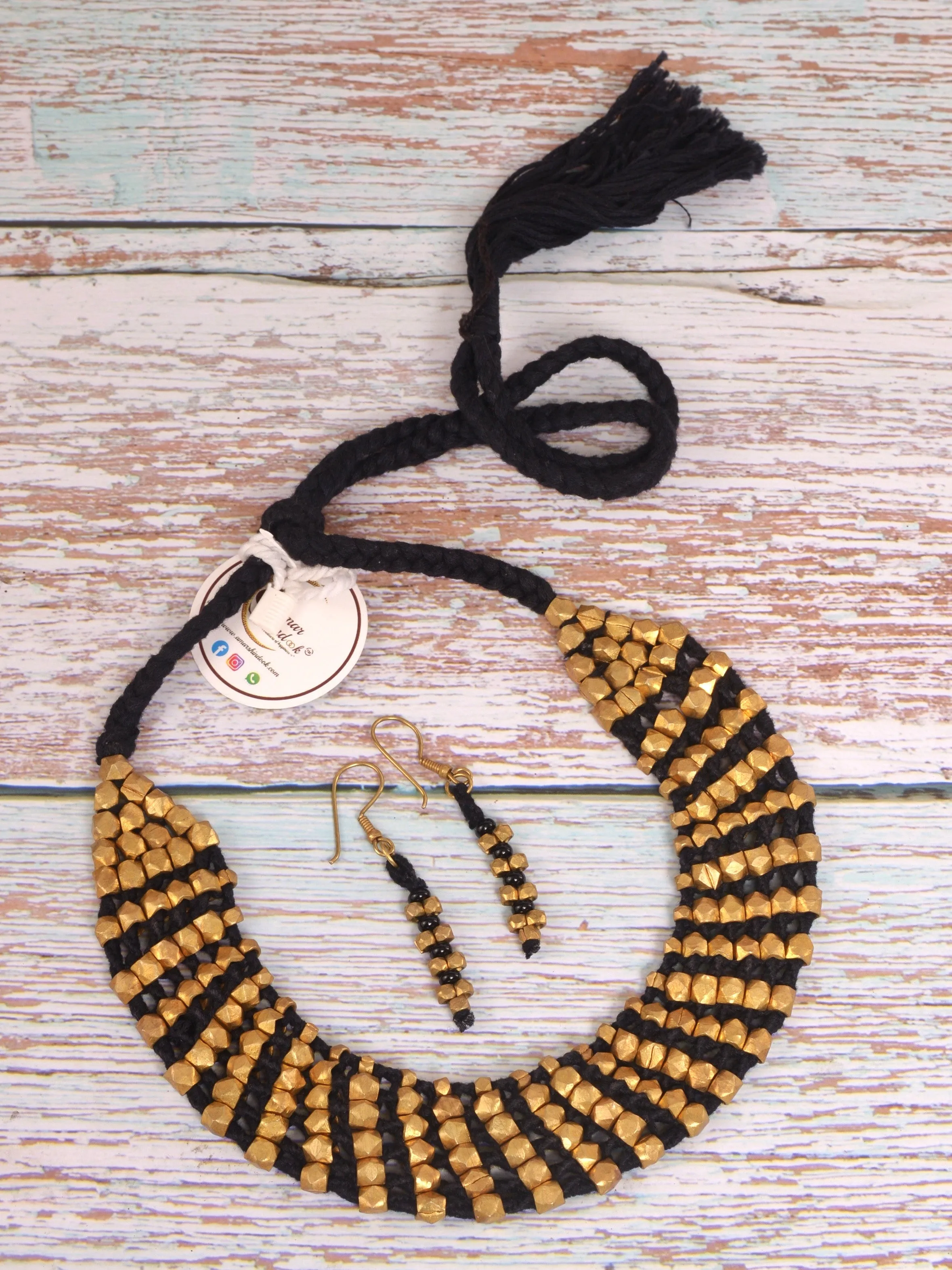 Radha Dokra Necklace & Earrings set