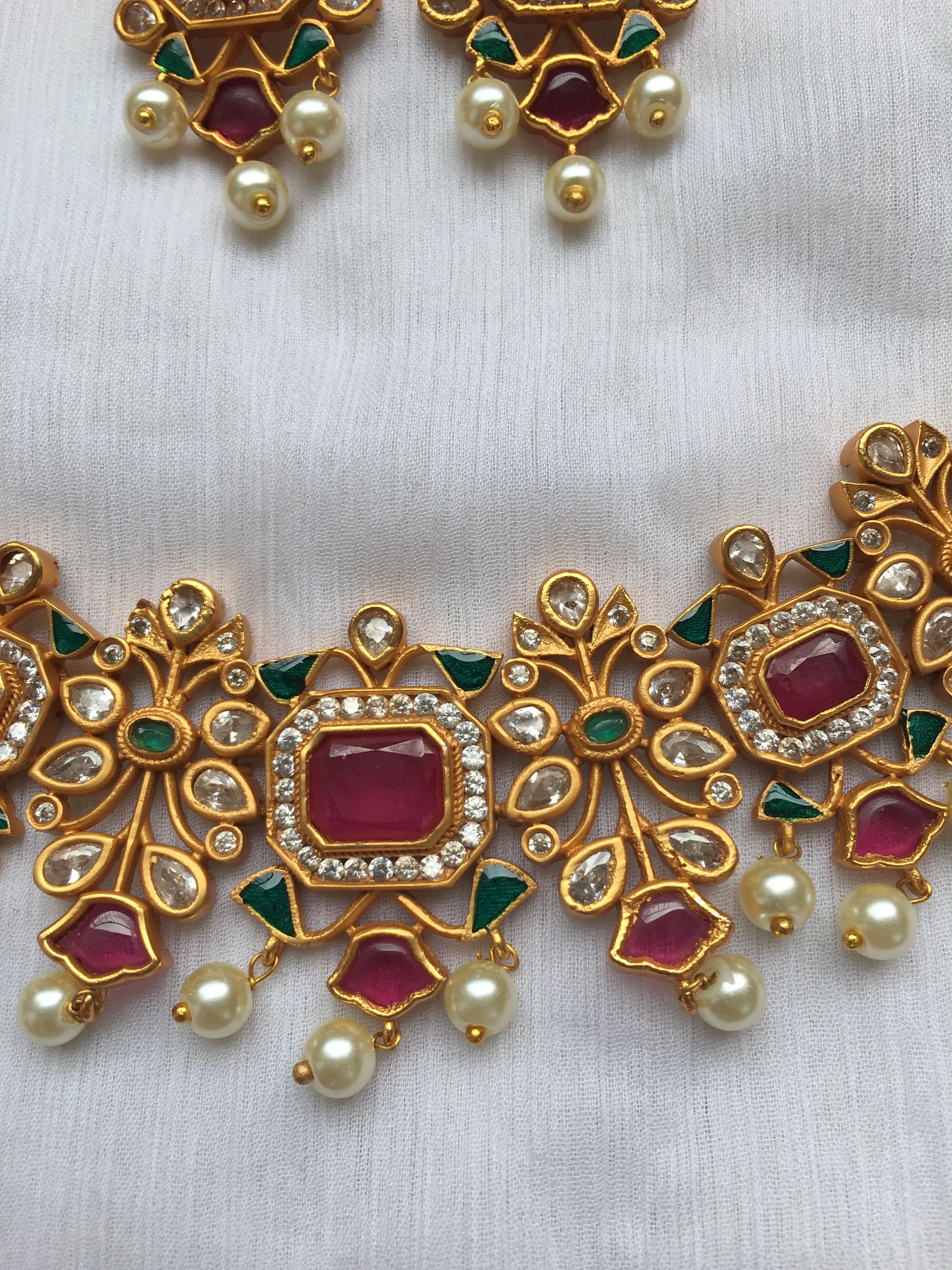 Statement AD necklace NC78