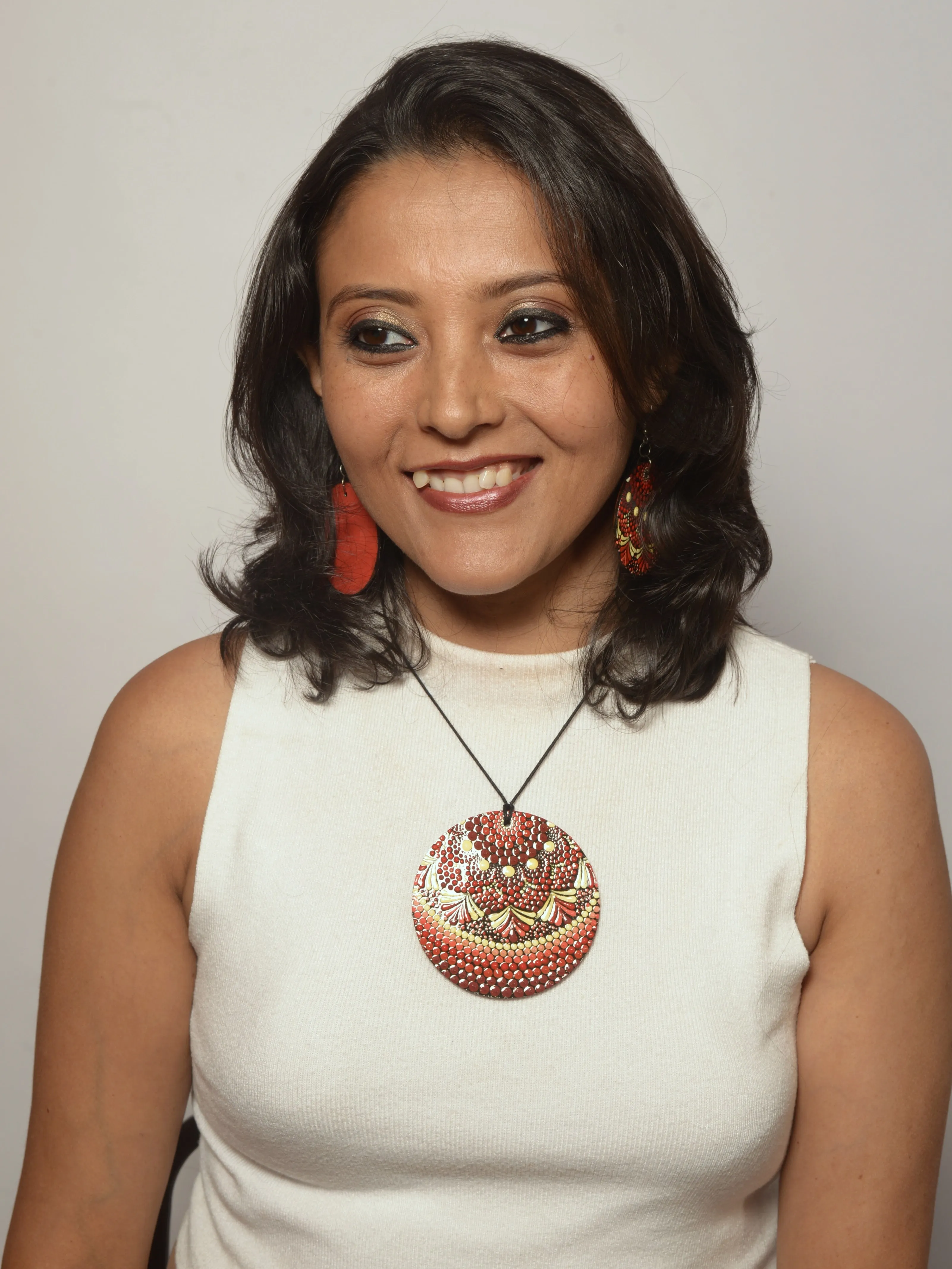 Surya Mandala Pendant & Earrings set