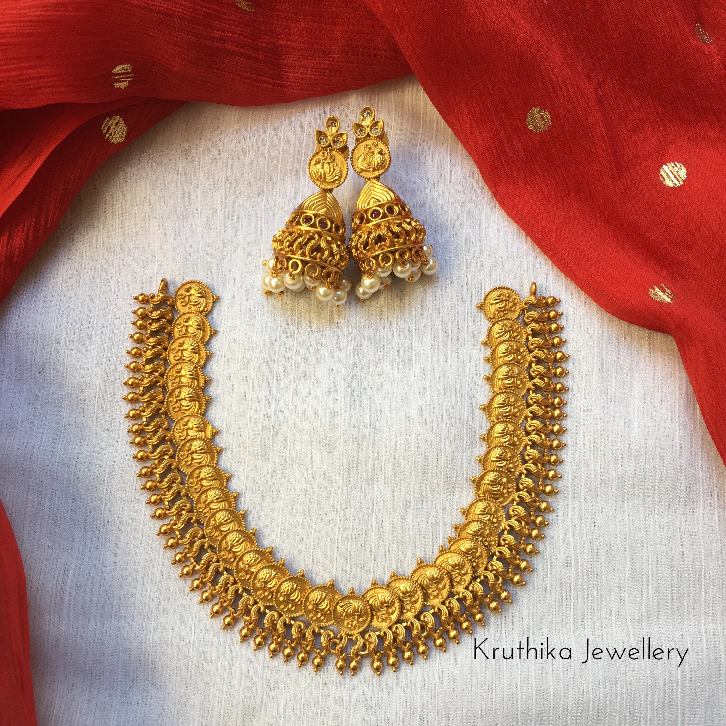 Swan kasu necklace NC173